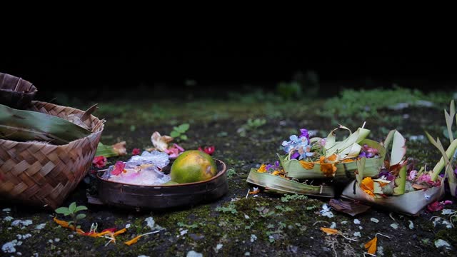 Balinese offerings