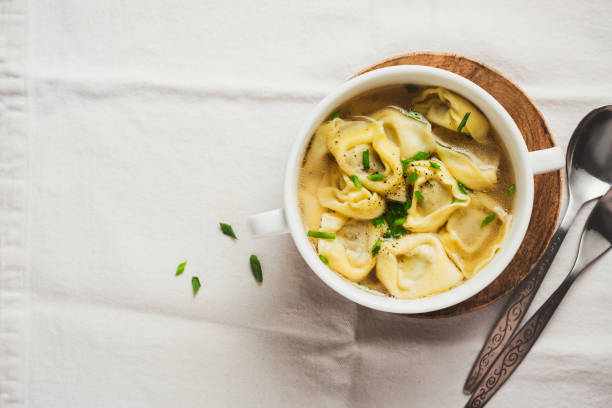 istock Tortellini pasta in broth. 2009842344
