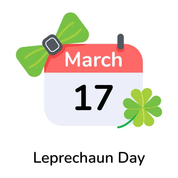 Vector illustration of Leprechaun Day