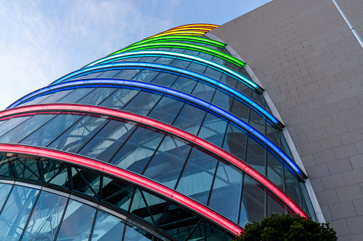 Dublin, Ireland - 23 June 2023:The Convention Centre Dublin located in the Dublin Docklands