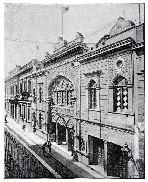 istock Teatro San Martin Buenos Aires Argentina engraving 1892 2009942725