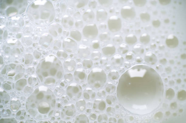 Close-up of milk with bubbles