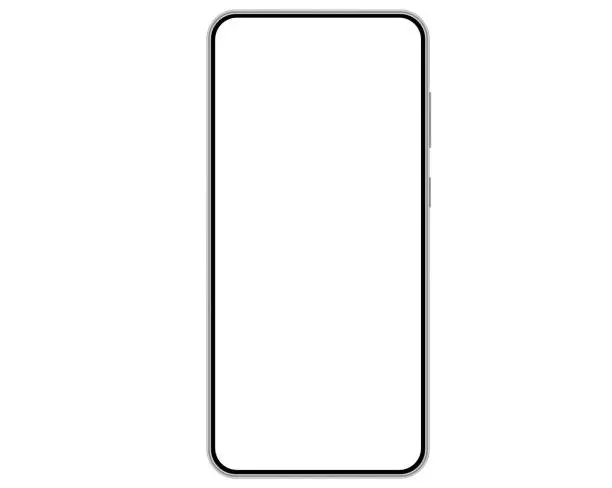 Vector illustration of a phone  in a transparent background in vector format