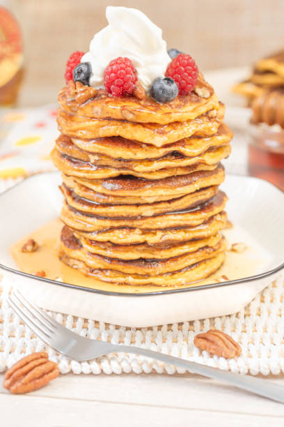 Sweet potato pecan pancakes - Photo