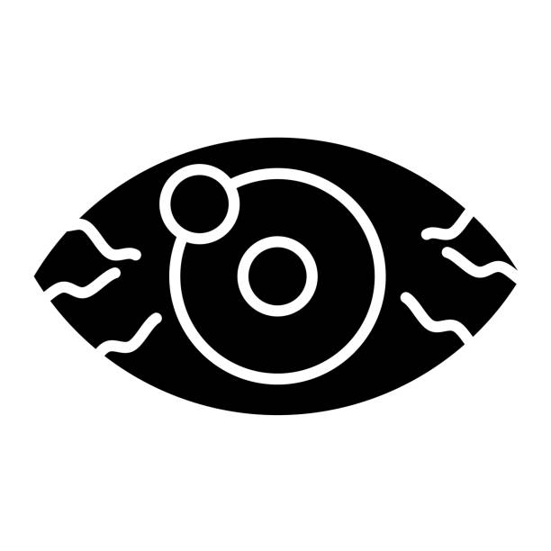 ilustrações de stock, clip art, desenhos animados e ícones de cataract icon - 13520