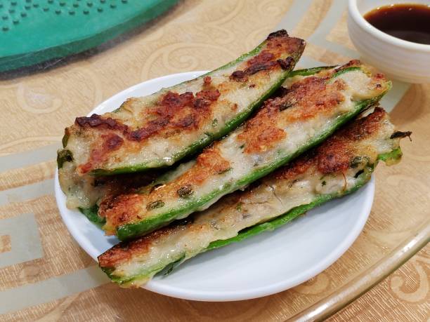 istock Pasilla Peppers stuffed with minced pork and shrimp 2010098758