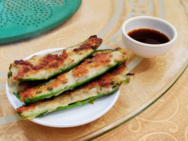 istock Pasilla Peppers stuffed with minced pork and shrimp 2010099309