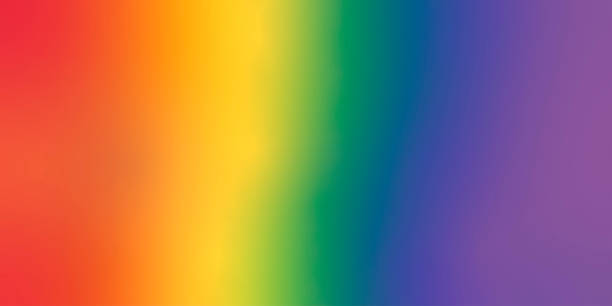 Rainbow holographic gradient. Lgbt, Lgbtq+ flag Rainbow holographic gradient. Abstract iridescent luminous defocused background in red, orange, yellow, green, blue and violet colors. Lgbt, Lgbtq+ flag honor stock illustrations