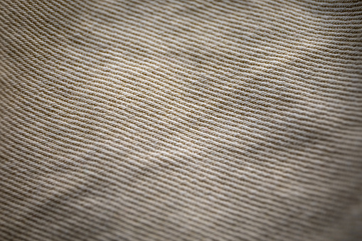 Denim fabric close-up, distinct texture. Abstract background.