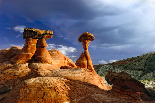 istock Beautiful landscape showcasing the mesmerizing Toadstool Hoodoos in Utah. 2010136646