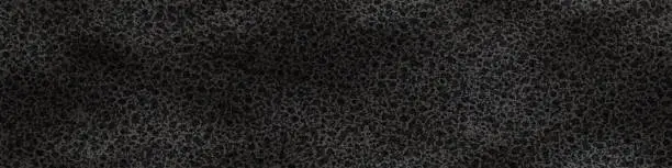 Vector illustration of Charcoal black foam sponge seamless pattern