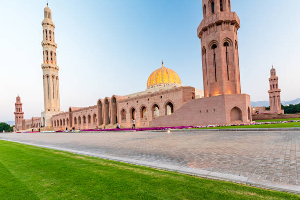 istock The Sultan Qaboos Grand Mosque view in golden hour 2010166741