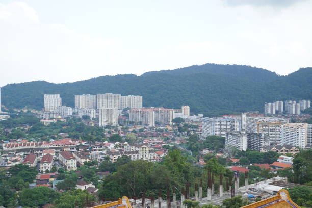 istock Town on Penang Island, Malaysia 2010186021