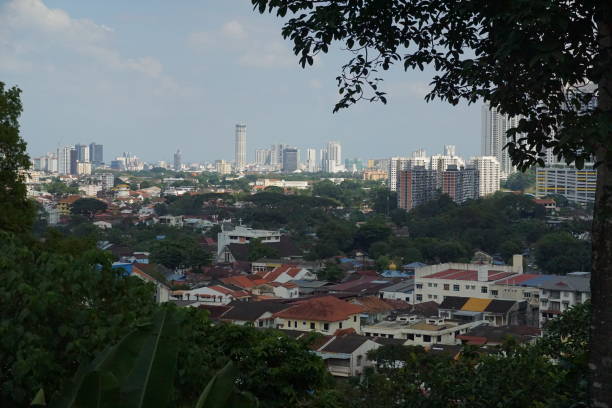 istock Town on Penang Island, Malaysia 2010186022