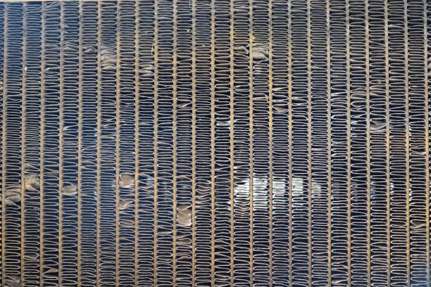 Cooling metal panel of an old car