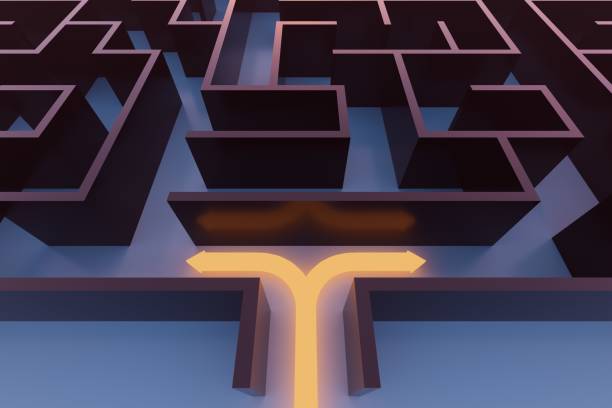 istock A hard choice, enter of a maze 2010224559