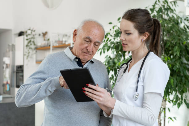 istock A young female doctor visiting a patient at home 2010319949