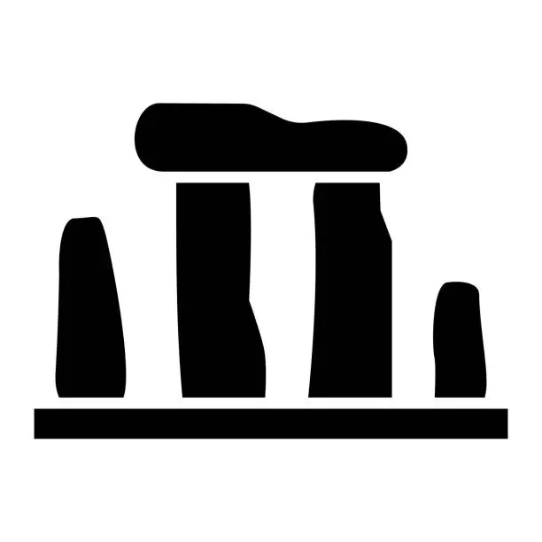 Vector illustration of Stonehenge Icon