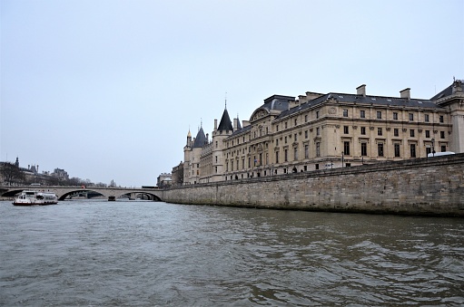 April 20, 2023: Fort Saint-Andre in Avignon, France. Photo taken of the castle and it's powerful walls and ramparts.