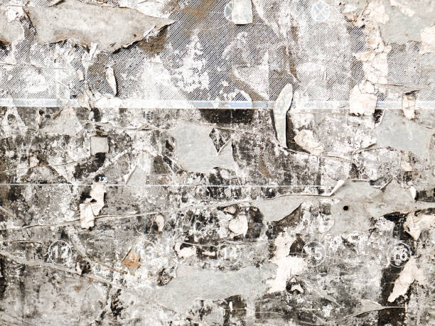 istock Bulletin board with scraped paper pieces. 2010385044