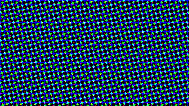 Multi colored halftone pattern
