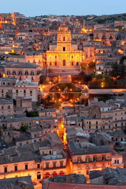 istock View over Modica & San Giorgio cathedral (Baroque style), Sicily, Italy 2010452655