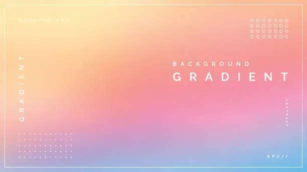 Vector illustration of Subtle Smooth Gradient Sunset Background: Capture the Essence of Nature's Tranquil Embrace