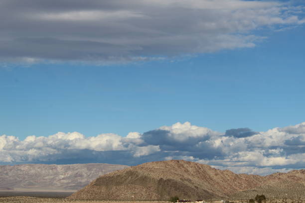 Monsoon season in the Mojave Desert. The view of my landscape outside my front door