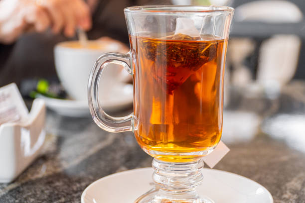 istock Glass with hot tea infusion 2010562282