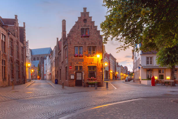 istock Simon Stevin Square in Bruges, Belgium 2010599810