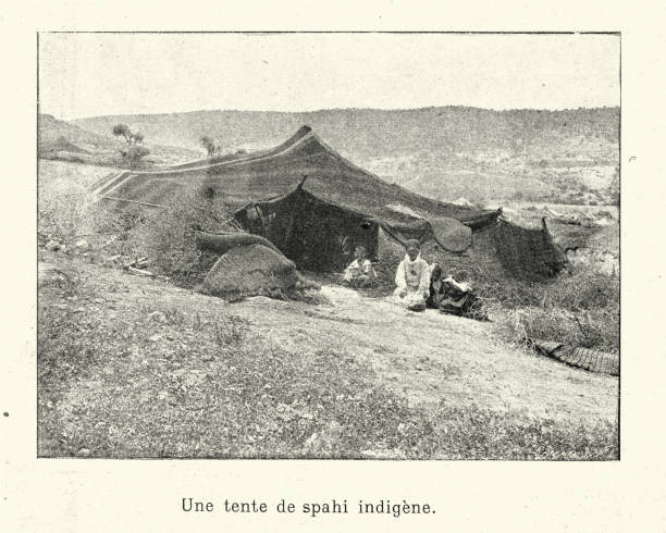 istock Native Spahis domestic tent, Bordj de Sidi-Medjahed, Algeria. Victorian, 1890s 19th Century 2010612641