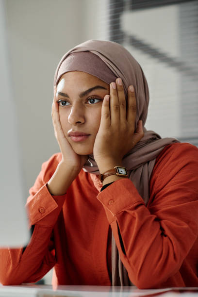 istock Young troubled female office manager 2010639186