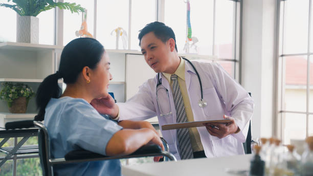 istock Doctor is talking with a patient about treating the condition. 2010683992