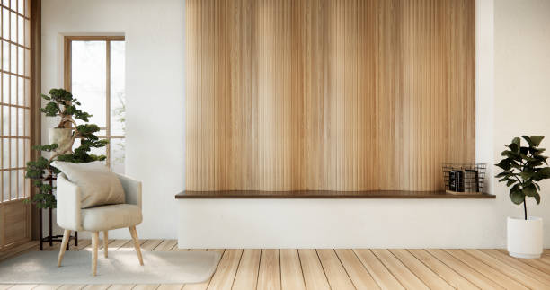 istock armchair minimalist design japan style. 2010721437