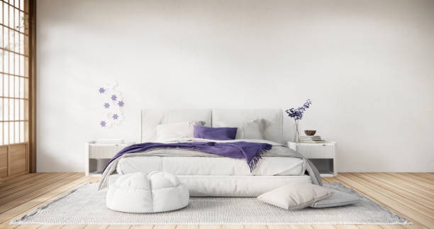 istock interior mock up with decoration in bedroom. 2010733471