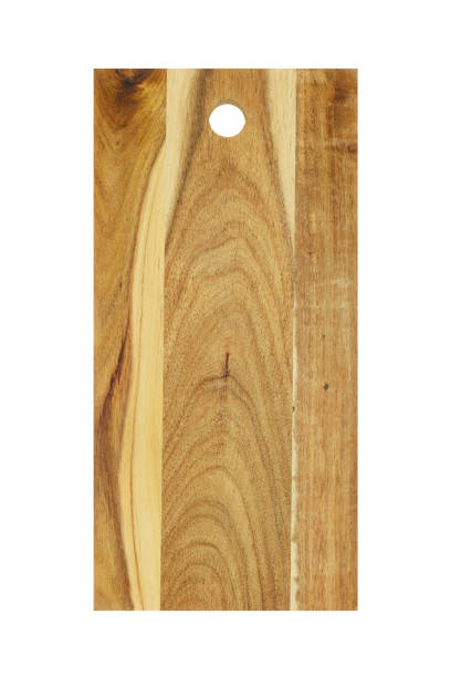 istock Wooden cutting board isolated on white background 2010771000