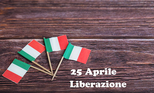 Italy Liberation Day Holiday . Italian holiday celebrate on April 25.