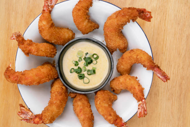 istock Fried shrimps with garlic aioli 2010857765