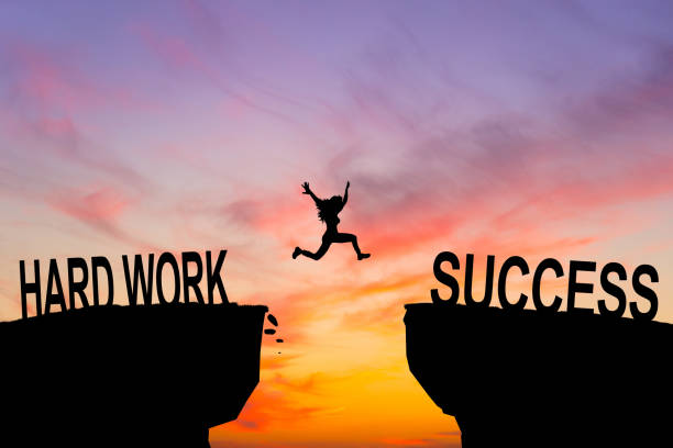 istock Business man jumping to next cliff with risk decision. Hard work success concept. Business strategy concept. 2010861446