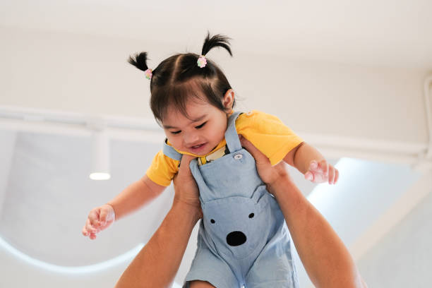 istock Cute children girl playing happily. 2010867882