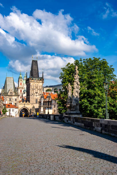 istock Charles bridge on a sunny day in Prague 2010903787