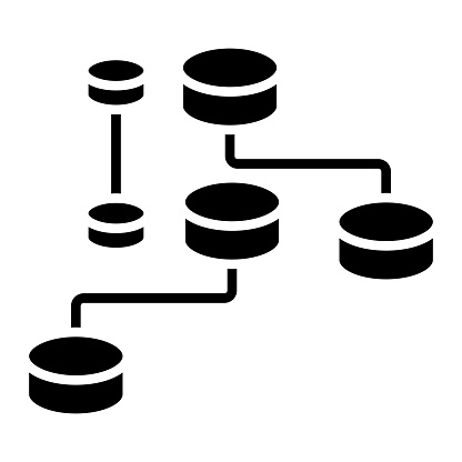Unstructured Data icon vector image. Can be used for Data Analytics.