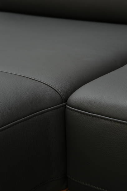 istock Leather detail - upholstered furniture 2010907941