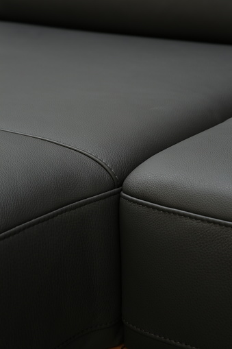 Leather detail - upholstered furniture