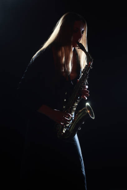 istock Saxophone Player Saxophonist playing jazz music. 2010941460