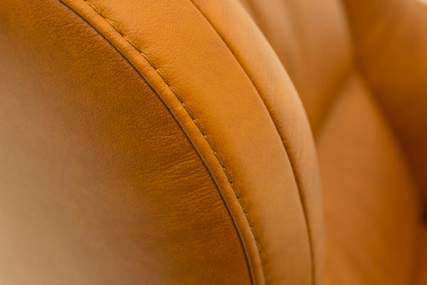 istock Leather detail - upholstered furniture 2010966524