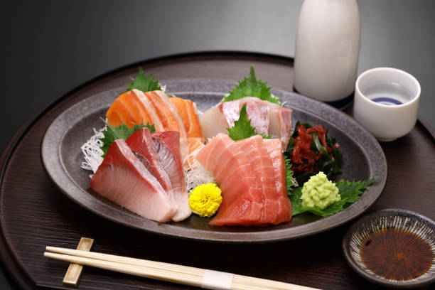 istock assorted sashimi; tuna(medium fatty), salmon, yellowtail, and sea bream. authentic Japanese dining. 2010995716