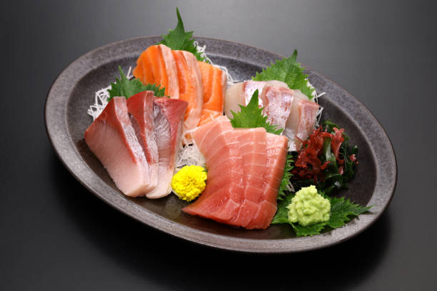 istock assorted sashimi; tuna(medium fatty), salmon, yellowtail, and sea bream. authentic Japanese dining. 2010995717