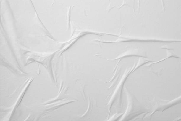 istock White street poster. Paper with folds. 2011004148