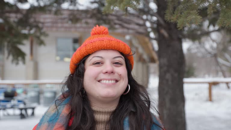 Winter Radiance: Gender Fluid Elegance in Vibrant Orange